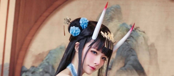 cos：碧蓝航线脸色红晕的能代cos正片@河野華