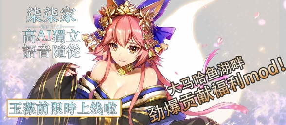 【滚5】玉藻前·caster（Fate）老滚5独立语音随从-贡献福利mod!